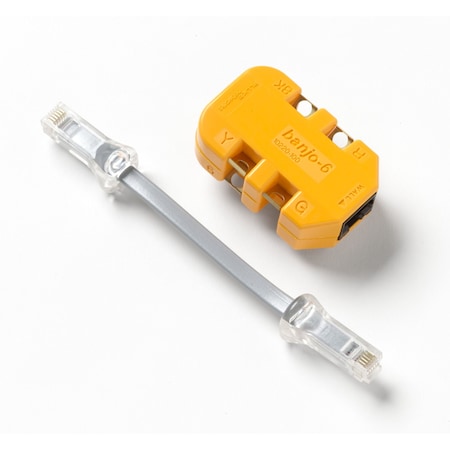 Fluke Networks Modular Adapter With KPlug, 6Wire InLn 10220101