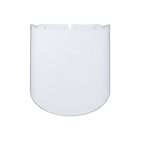 Msa Safety V-Gard Visor, PC, Clear, Molded, (9.25"x17"x.098"), Anti-Fog/Anti-Scratch 10115844