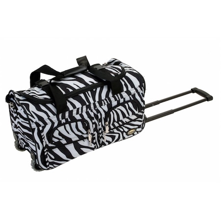 Fox Luggage ROCKLAND  22 Inch ROLLING DUFFLE BAG PRD322-Zebra