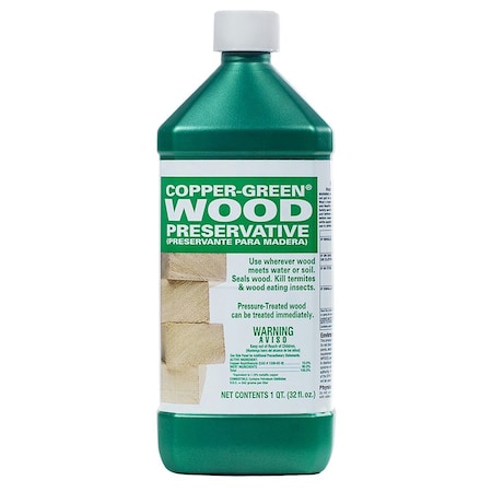 Green Products Co 1 Qt Green Products 30004 Green Copper-Green Wood Preservative 30008