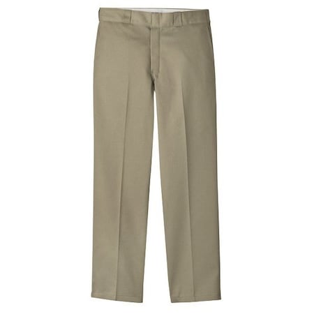 Dickies Men's Mens Pants, 34, Khaki, 65% Polyester/35% Cotton P874KH 34 29