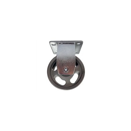 Casterhq 4 Inch Vintage Steel Rigid HQ1345R-PL1-SS