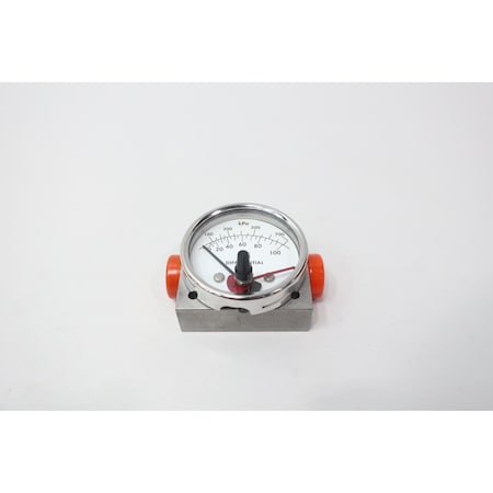 Orange Research PRESSURE GAUGE 1/4 NPT 0-100PSI 1201PG-1C-2.5B