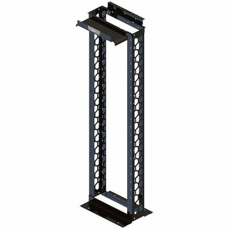 Ortronics MM20, RACK, 6.5" CHANNEL, 7FT, BLACK, MM20706-B
