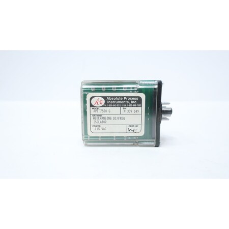 Absolute Process TRANSMITTER RELAY 115V-AC API 7500 G