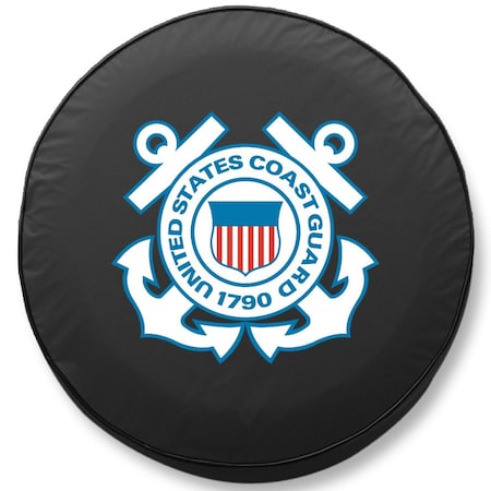 Holland Bar Stool Co 25 1/2 x 8 U.S. Coast Guard Tire Cover TCMCstGrdBK