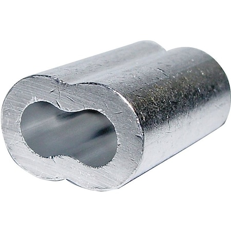 Campbell Chain & Fittings Campbell 7670814 Cable Ferrule, 3/32 in Dia Cable, Aluminum 7670814/ACSL-3250