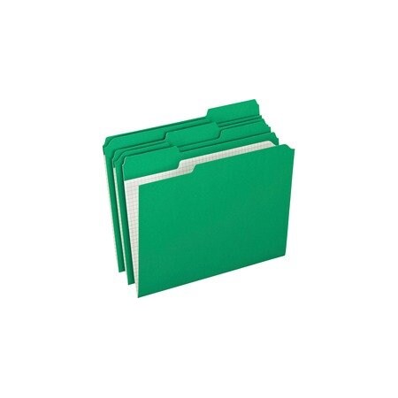 Pendaflex FOLDER, LTR, DBL, 11PT, 1/3, LGN, 100PK R15213BGR