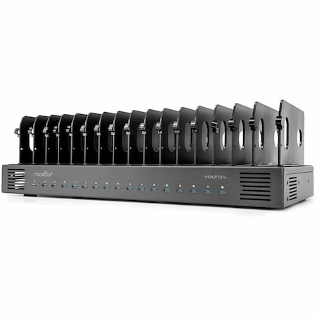 Rocstor VOLT DSC16 USB-C 16 PORT DESKTOP CHARGING STATION WITH DIVIDERS AND USB-C CHARGI VT0V002-01