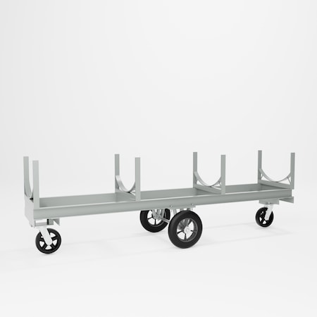 Pucel Cradle Truck, 120 in W x 33 in H, Black CRA-120R