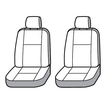 Covercraft SEAT COVERS, 2PK SSC2492CAGY
