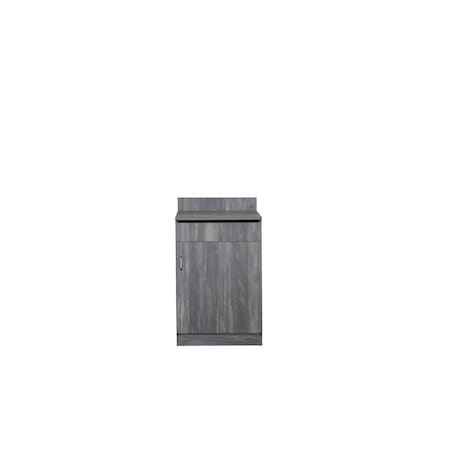 Bfm Seating Relic Server Station - Single Door - Melamine PVC Self-Edge - Chestnut WS4024CS