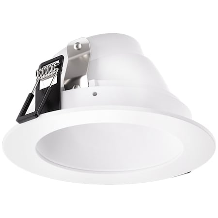 Elco Lighting Pex 3in Canless Round Adjustable Pinhole, Black Reflector with White Trim EKCL3622W