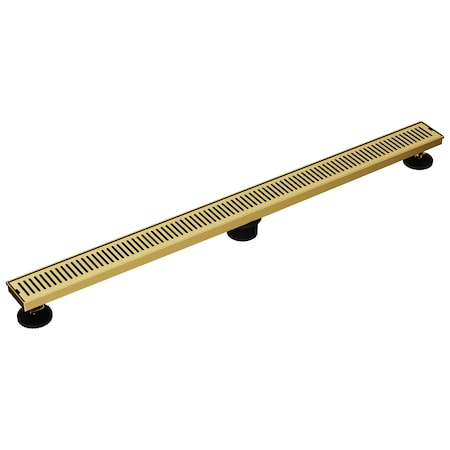 Vigo Elan 36 in. Linear Shower Drain in Matte Brushed Gold VG07003MG
