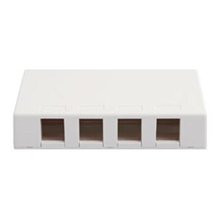 Icc -SURFACE4WH Surface Box 4 Port - White ICC-SURFACE4WH