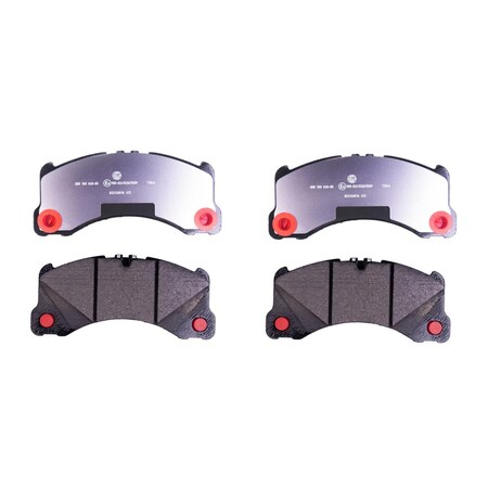 Hella Brake pad set prepared for wear warning indicator T2846 for e.g. PORSCHE 355040051