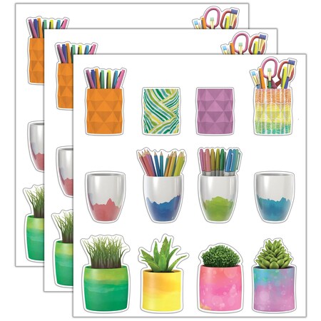 Happily Ever Elementary Creatively Inspired Planters & Cups Cut-Outs, 36-Piece Set, 3PK 120649