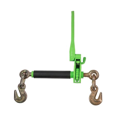 Mytee Products 5/16 in-3/8 in Folding Handle Ratchet Load Binder w/ Grab Hook 7,100 lbs WLL CBRS-FH56