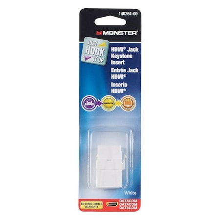 Monster Cable Just Hook It Up 0 ft. L Keystone Insert HDMI 140264-00