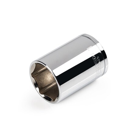 Tekton 3/8 Inch Drive x 1 Inch Semi-Deep 6-Point Socket SHD14025