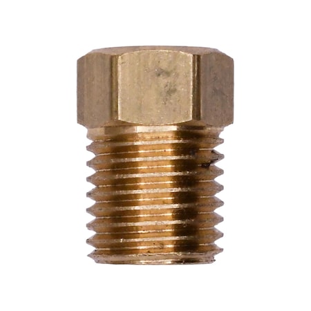 Auveco Brass Inverted Flare Nut 3/16in Tube Size, 10PK 30