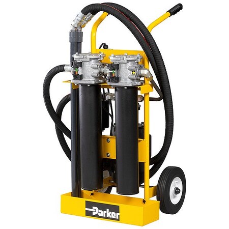 Parker Hydraulic Oil Filter Cart, 1 HP, 115V AC 5PFCC220Q10QBVPI1