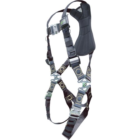 Miller Welder's Premium Full-Body Harness w/Kevlar / Nomex DualTech Webbing, 5 Points of Adjustment, w/Back RKN-QC/UBK