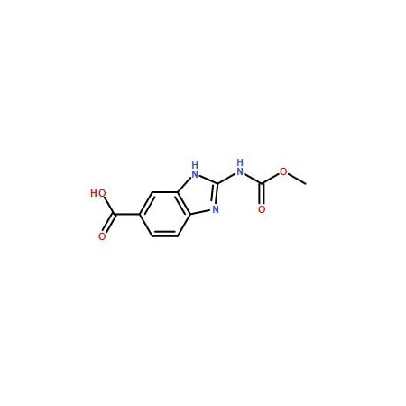 Ak Scientific 2-((Methoxycarbonyl)amino)-1H-benzo[d]imidazole-5-carboxylic acid (5g), CAS 65003-40-9 1696AL-5g