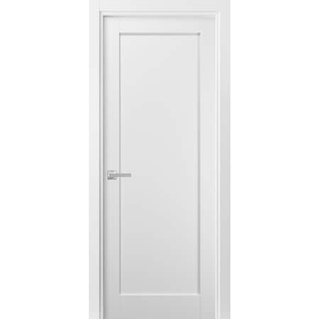 Sartodoors French Interior Door, 30" x 96", White QUADRO4111ID-WS-3096