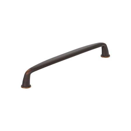 Amerock Kane 7-9/16 inch 192mm Center-to-Center Oil-Rubbed Bronze Cabinet Pull BP53808ORB