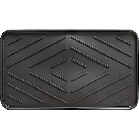 Multy Home MT1000010 Boot Tray, Polypropylene, Black, 14 in L, 25 in W 1000010