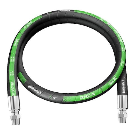 Continental Hydraulic Hose Assembly XR16SC-04-120-MS-MS