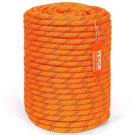 Vevor Arborist Tree Climbing Rope Double Braid Polyester 3/4" x 220' 24-Strand JLDL19-64