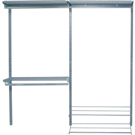 Triton Products Modular Closet Garage and Laundry Organizer Kit W/ Mounting Hardware, 66" W x 63" H 1730