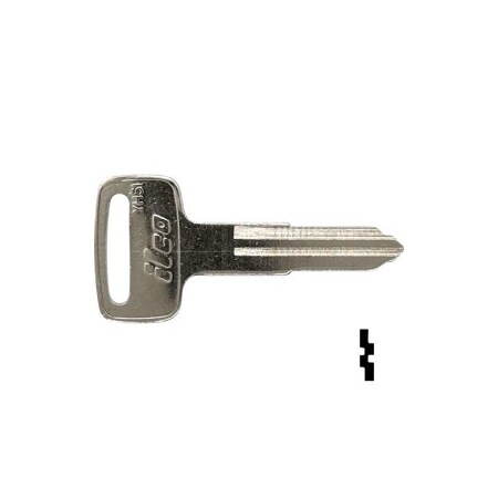 Ilco Unican Yamaha Key, 10PK YH51