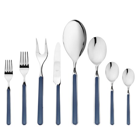 Mepra Fantasia Flatware Set - 43 Pieces - Cobalt 10C622043