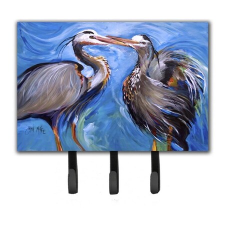 Carolines Treasures Blue Heron Love Leash and Key Holder JMK1011TH68