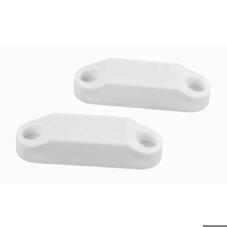 Jr Products BAGGAGE DOOR CATCH, BULLET, WHITE 10234