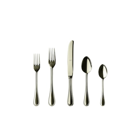 Mepra Perla Champagne Flatware  Set - 5 Pcs. 107622005C