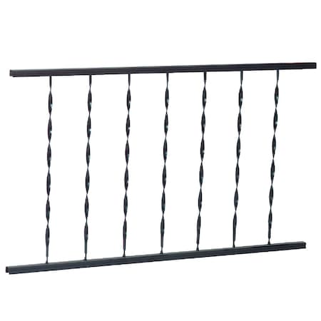 Gilpin Windsor 32'' Hx4 ' L. Wrought Iron Railing 574