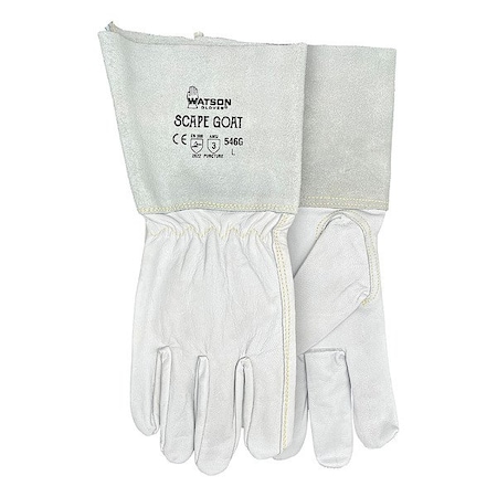 Watson Gloves 546G Welding Gloves, Gauntlet Cuff, Inset Thumb, Standard 2XL, 1 PR 546G-XXL