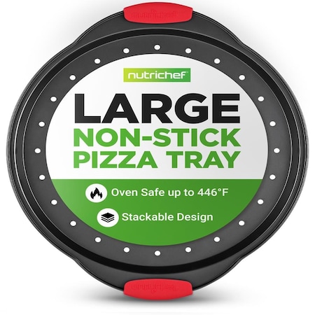 Nutrichef 13-Inch Nonstick Pizza Tray NCBPIZ1