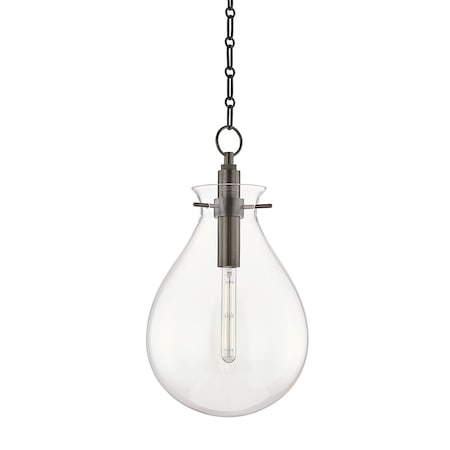 Hudson Valley Lighting Becki Owens X Ivy 1 Light Pendant 12.5 In. Old Bronze BKO102-OB