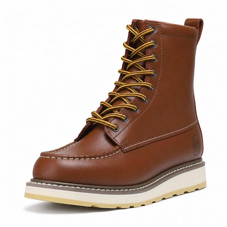 Handpoint Slip Resistant Durability 8 in Leather Work Boots, 6.5 H86994D-6.5