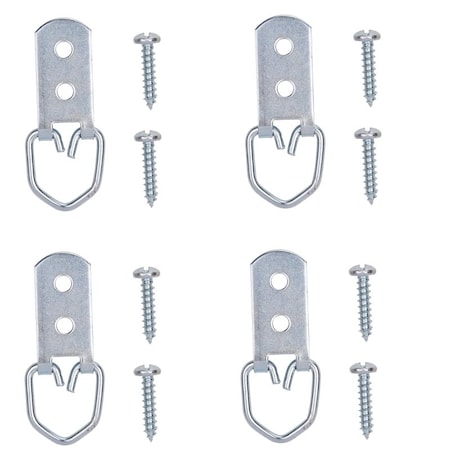 Prosource Frame Hanger, 9 lb, Steel, Zinc, Zinc, Flush Mounting PH-122318-PS