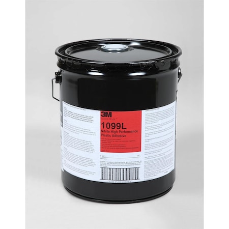 3M Scotch-Weld  Nitrile High Performance Plastic Adhesive 1099L Tan, 5 gal pail Pour Spout 7000121205