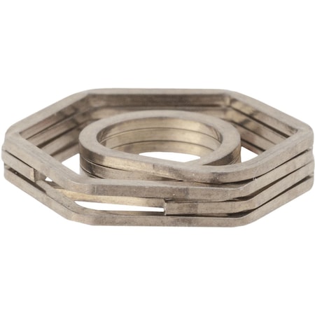 Auveco 1/4-20 Anti-Vibration Lock Nut, 10PK 22866