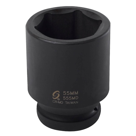 Sunex 1 in Drive 55Mm Deep Impact Socket 555MD