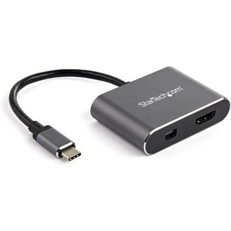 Startech.Com 2-In-1 Usb-C Multiport Video Adapter 4K 60Hz Mini Displayport 1.2 Or CDP2HDMDP