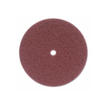 Merit Abrasives High Strength Buffing Disc, 8 in x 1/2 in, Very Fine, Aluminum Oxide, 3600 rpm, Maroon 481-08834162413